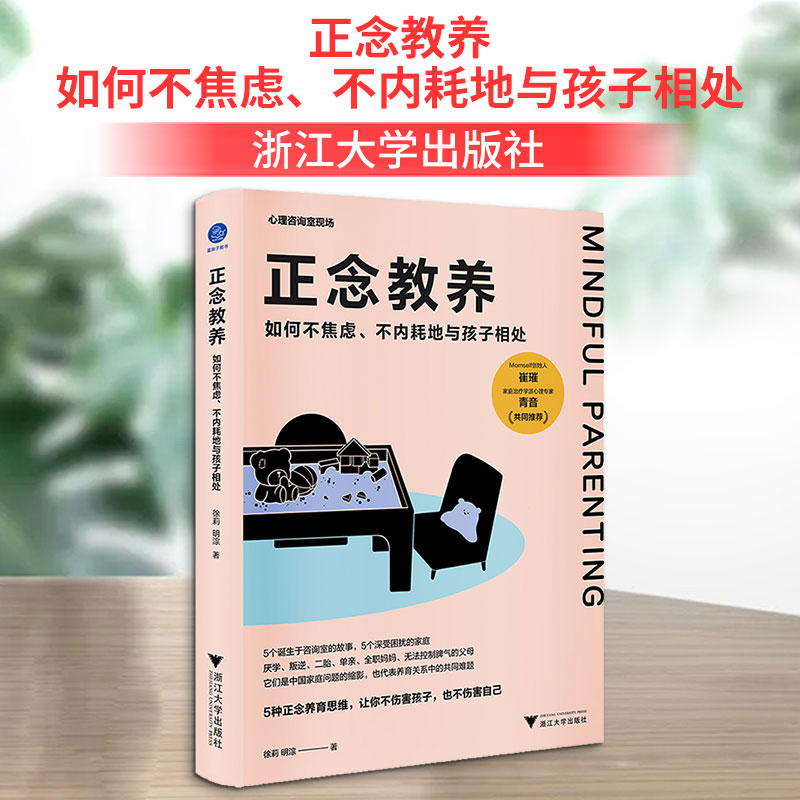正念教养 如何不焦虑、不内耗地与孩子相处 正念教养 亲子相处 不焦虑 不内耗 育儿方法 实用技巧 情绪管理 9787308226271