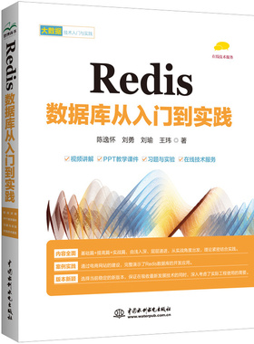 正版包邮 Redis数据库从入门到实践 陈逸怀,刘勇,刘瑜,王玮 9787522614625 中国水利水电