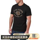 圆领印花短袖 5.11 男士 76166 户外运动徒步登山T恤 新品