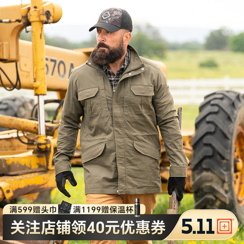 美国5.11M65风衣通勤外套