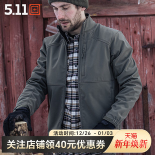 美国5.11春秋户外战术耐磨外套511保暖防风软壳夹克 78035