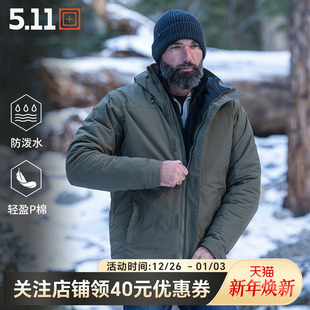 5.11秋冬战术夹克户外阿童木棉服保暖防寒P棉男防泼水外套48369