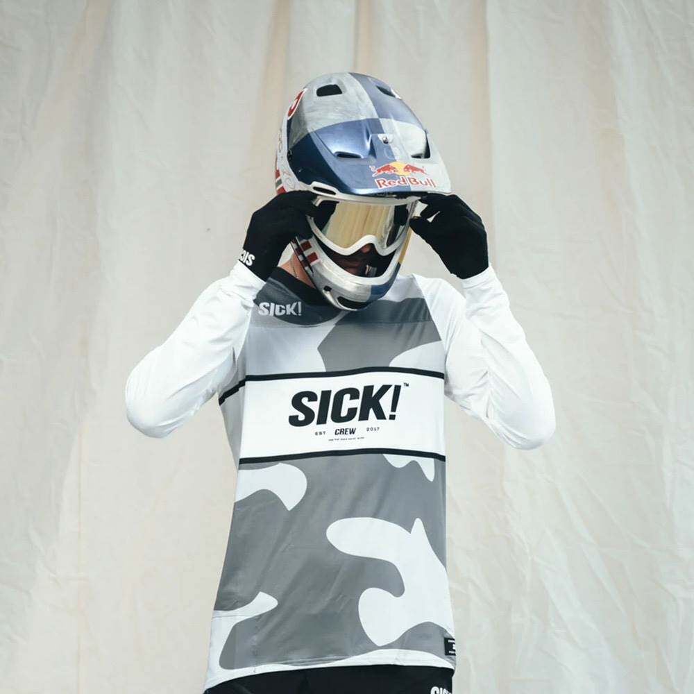 法比奥sick速降服越野摩托车耐力赛速干山地车防晒透气骑行服长袖