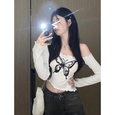 纯欲辣妹设计感不规则小