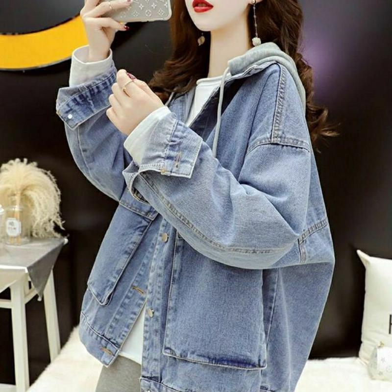 春秋牛仔外套女韩版宽松2023早春季新款洋气百搭炸街复古港味上衣