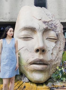 大型欧式人物玻璃钢雕塑会所酒店餐吧发光道具装饰落地摆件