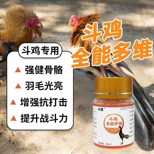 斗鸡补充多种维生素抗应激斗鸡营养开打上场料斗鸡提神抗疲劳