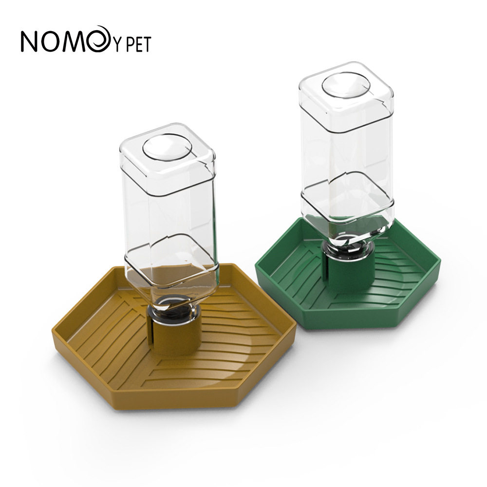 爬宠陆龟自动饮水器半水龟鬃狮蜥蜴黄缘爬虫水盆塑料喂水食盘水盘