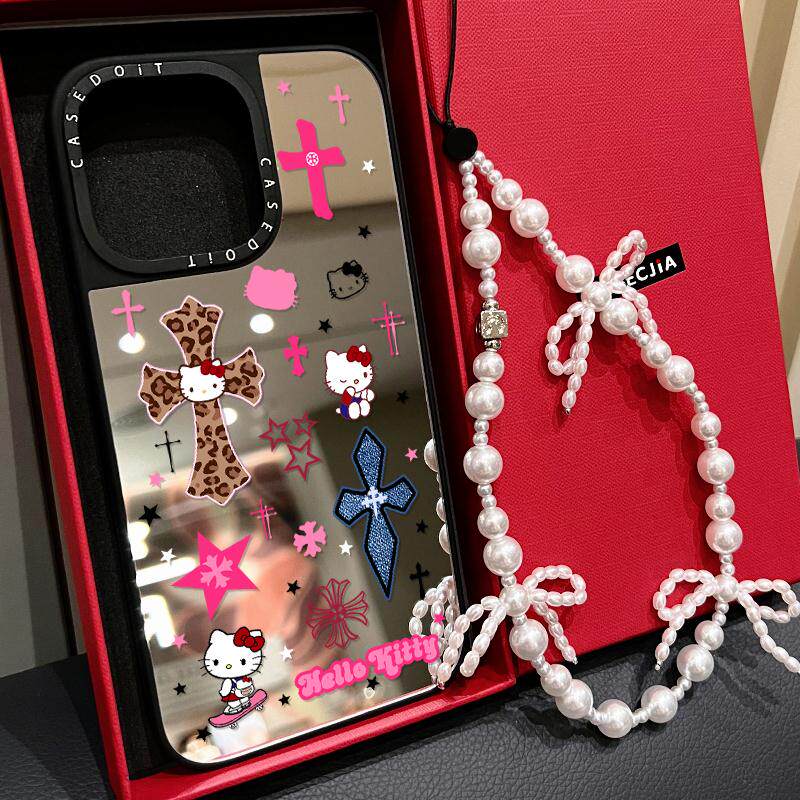 MagSafe磁吸豹纹十字架适用iphone18手机壳17promax苹果16pro镜面15plus日韩ins小红书时尚13爆款Air可爱12