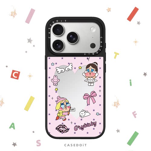 MagSafe磁吸爱心星星哭娃适用iphone17手机壳16promax苹果15pro保护套14plus趣味13卡通12镜面Air少女