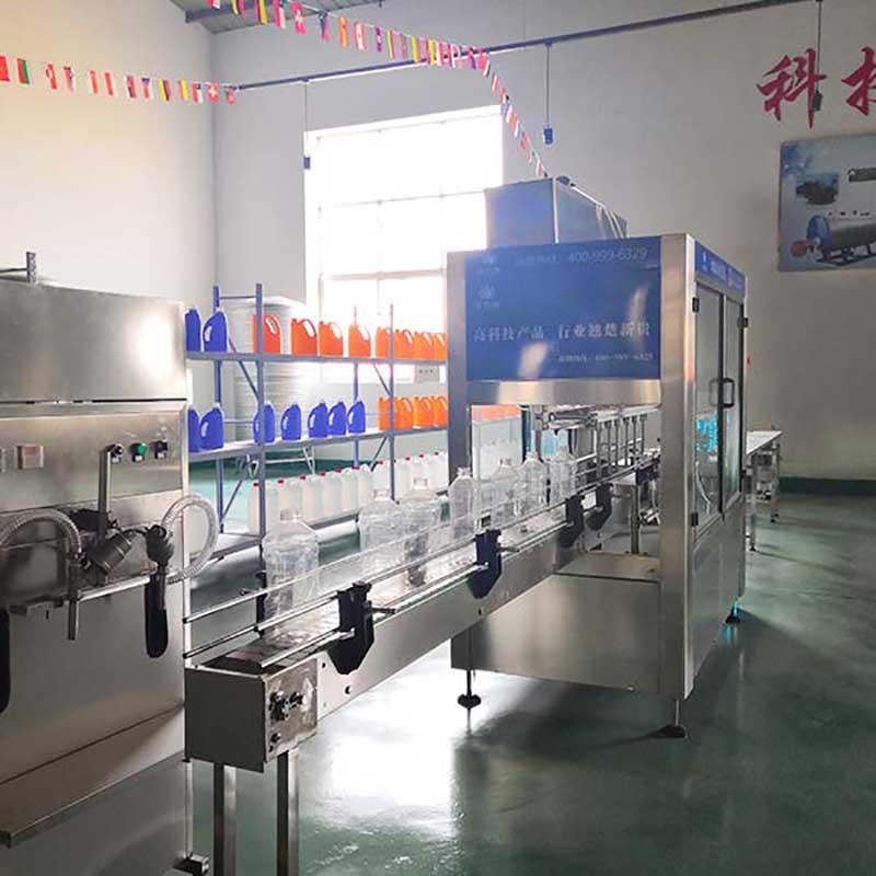 外贸出口洗衣液洗洁精洗化用品生产流水线,反渗透智能操控