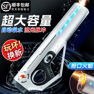 2025脉冲电动连发水枪儿童全自动吸水喷水高压强力呲水枪玩具男孩