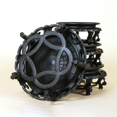 花博士防水花盆鱼缸底座圆形塑料底托花瓶奇石工艺品摆件古典花架