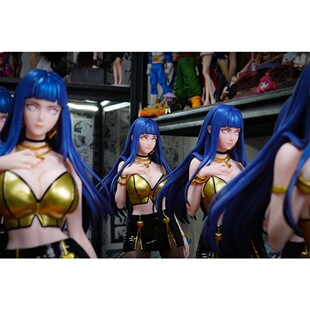 新款雏田 极影女团 潮玩模型雕像手办摆件桌搭二次元周边动漫礼物