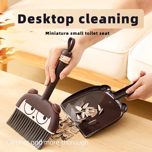 Mini Baby Dustpan for Children - Desktop Cleaning Brush