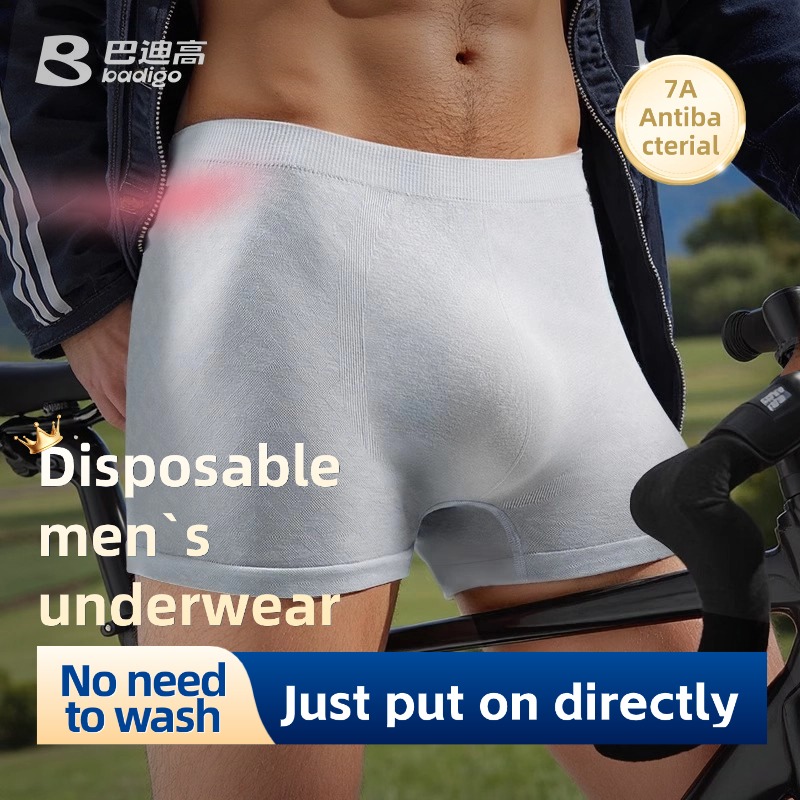 Men's disposable underwear, large size, suitable for travel
