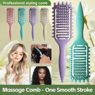 Curly hair comb - perfect tool for creating a fluffy back ha