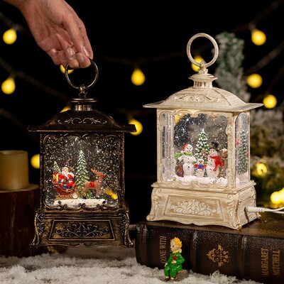 Christmas decorations - crystal balls, music boxes, figurine