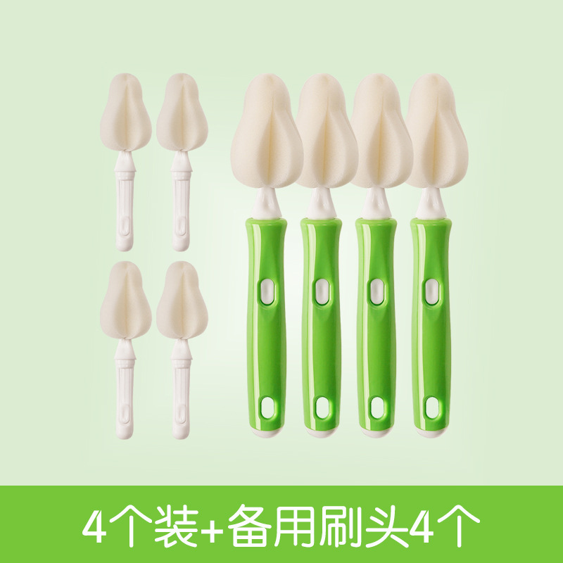 Silicone nipple brush, straw brush, cup brush, baby bottle b