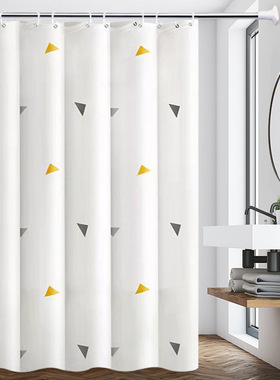 Waterproof bathroom shower curtain shading curtain all warm