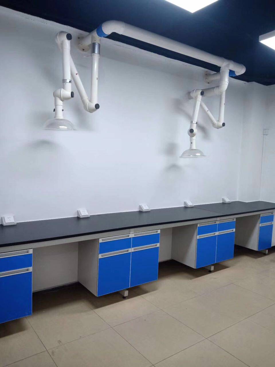 爆品实验室万向排气罩gnp气相液相实验室pp抽气罩 吊顶集气排风品