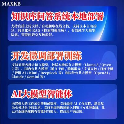 大模型部署企业知识库问答系统私有化场景专有大模型本地部署安装