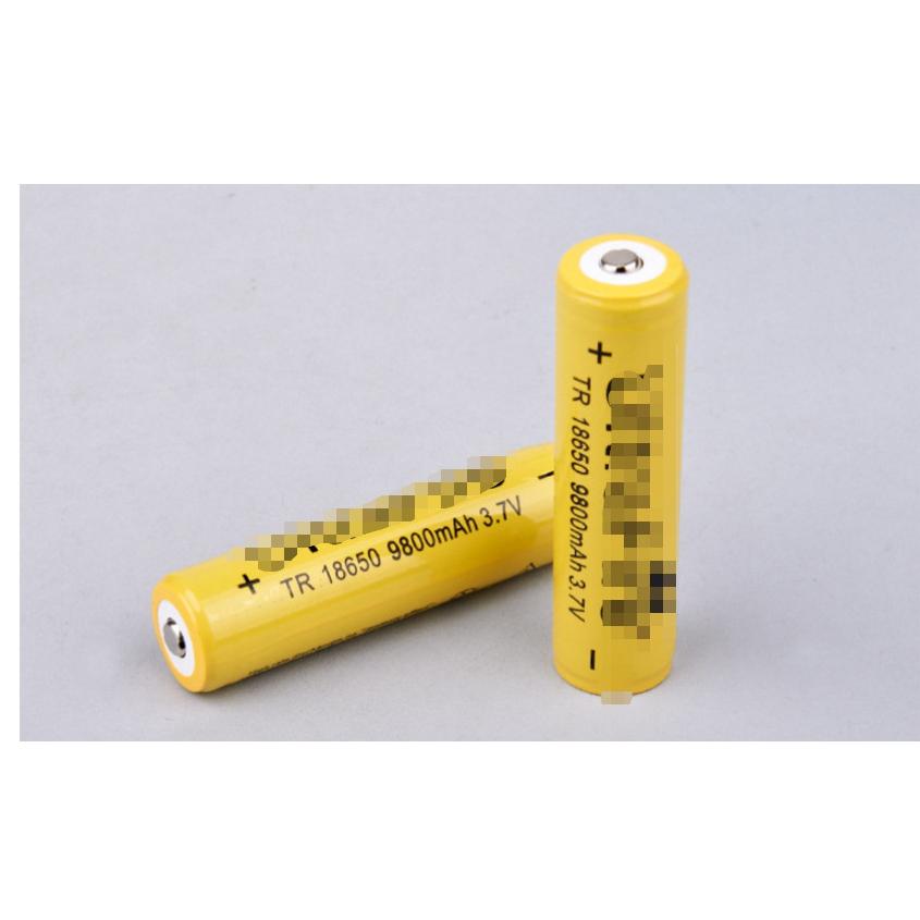 新款18650锂电池9800mAh大容量3.7V 强光手电筒充电电池