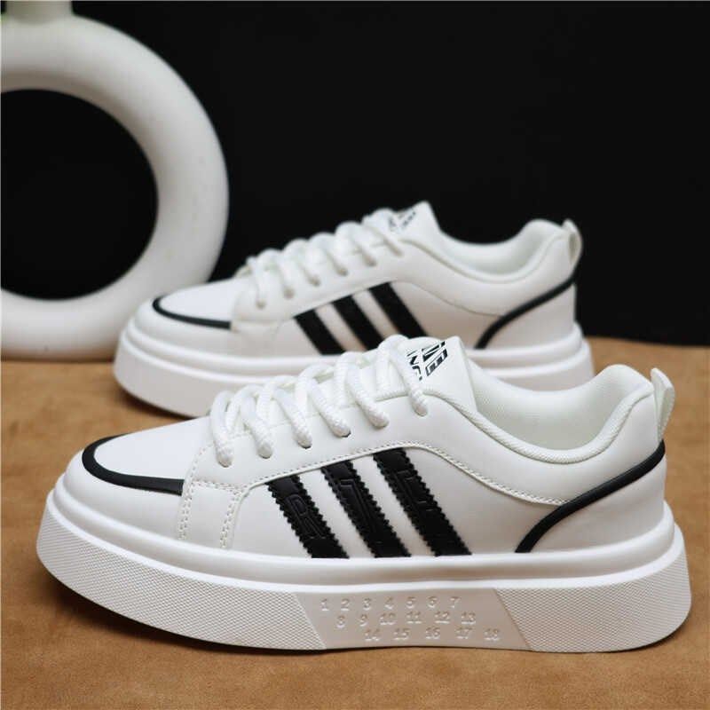 男鞋小白b鞋透气潮流2024增高夏季厚底新款休闲运动板鞋潮男帅气,流行男鞋,休闲板鞋,淘宝优惠券,粉丝福利购,淘宝优惠卷