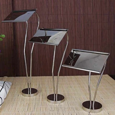 菜牌标价牌数字桌牌支架牌子西餐不锈钢台L号牌自助餐宴会卡架餐