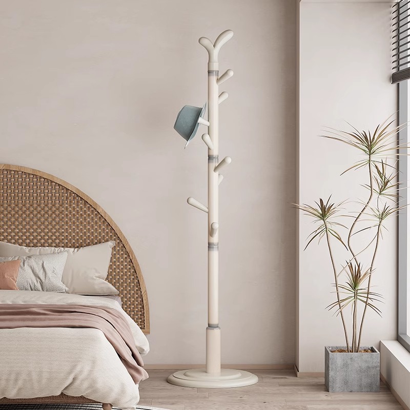 实木衣帽架落地卧室床边家用衣服架子挂衣架简易挂衣杆客厅挂包架