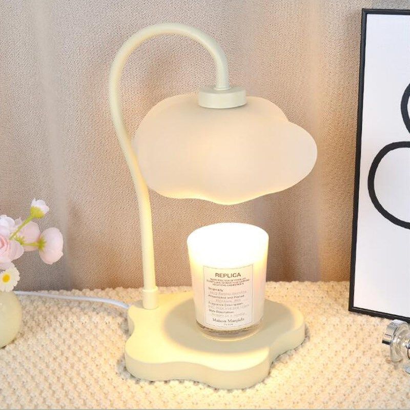 创意云朵融蜡灯定时调光无烟热熔灯香薰蜡烛浪漫卧室桌面氛围台灯