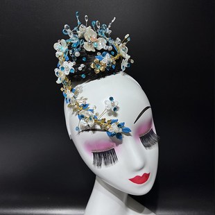 新款傣族独舞表演头饰滇南映少发饰古典舞少数民族舞台头饰一套