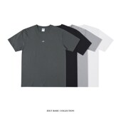 新疆棉 水洗全基础 合身logo刺绣 短袖 IDLT 宽松圆领 T恤 tee 潮