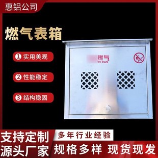 户外天燃气表箱不锈钢两户壁挂式防水檐计量表箱农村煤Z改气遮挡