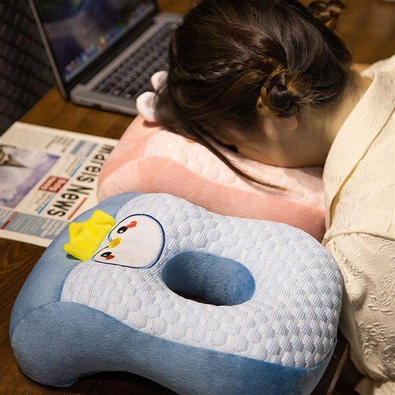 冰丝豆豆午睡枕办k公室上班用趴桌子睡觉枕午休枕学生透气趴抱枕,居家布艺,午睡枕,淘宝优惠券,粉丝福利购,淘宝优惠卷