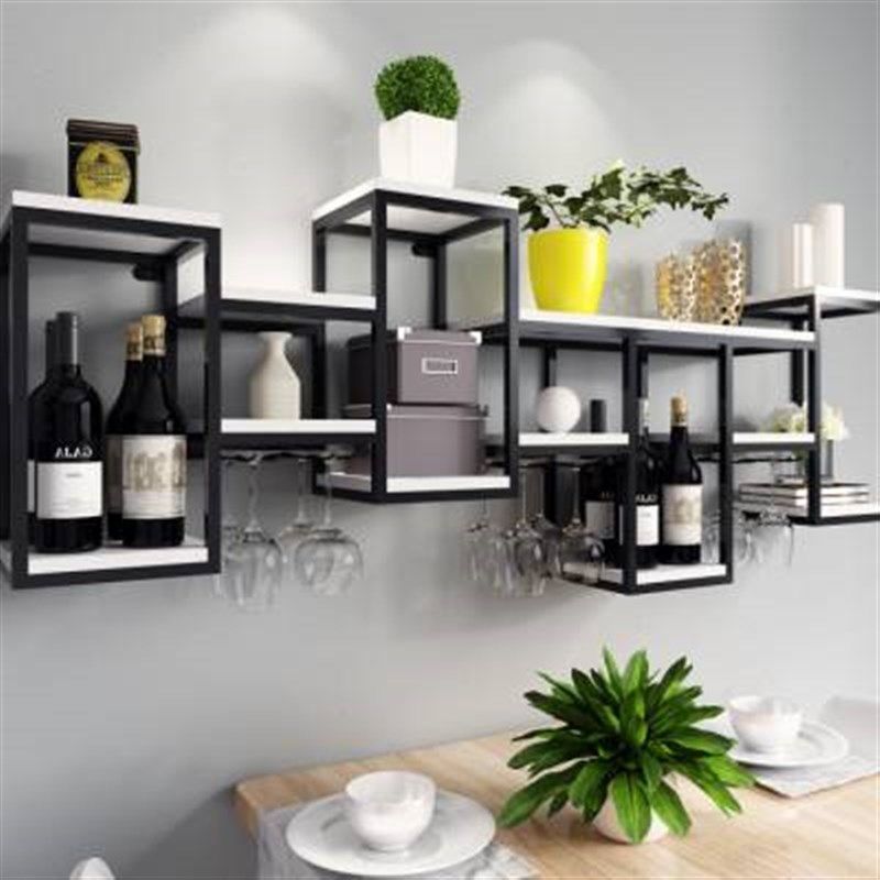 餐厅置物架墙上壁挂式背景饭店现代酒架简易酒柜装U饰红酒轻奢架,橡塑材料及制品,尼龙棒,淘宝优惠券,粉丝福利购,淘宝优惠卷