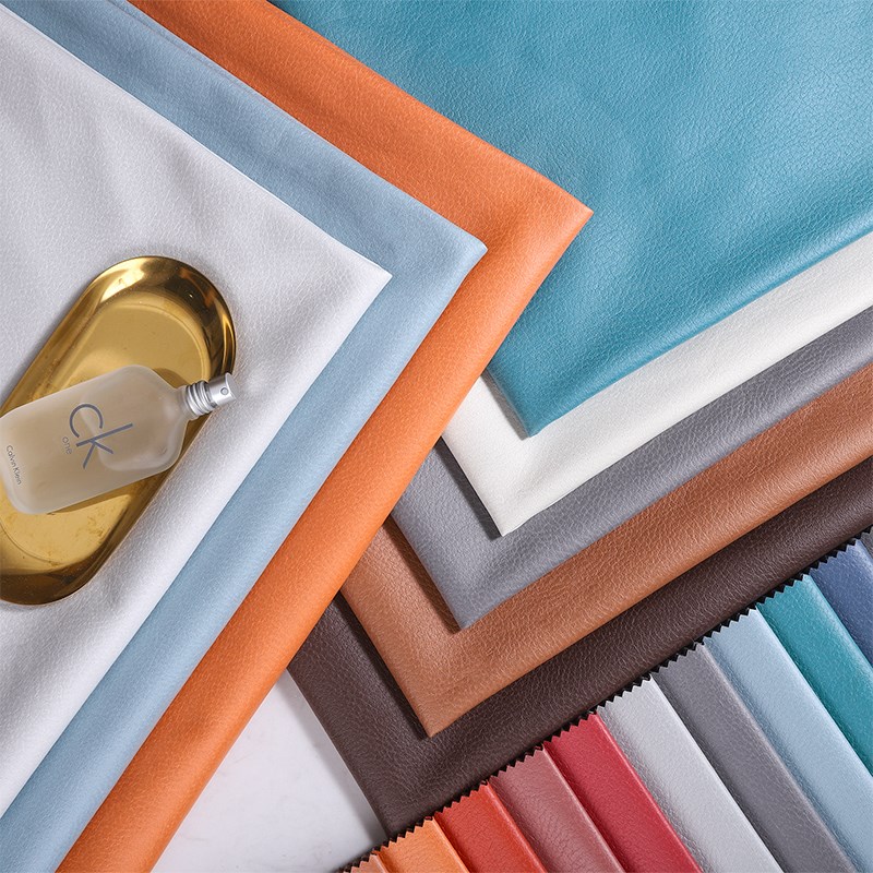 轻奢科技布加厚荔枝纹p沙发布料防水仿皮软包硬包坐垫抱枕沙发盖