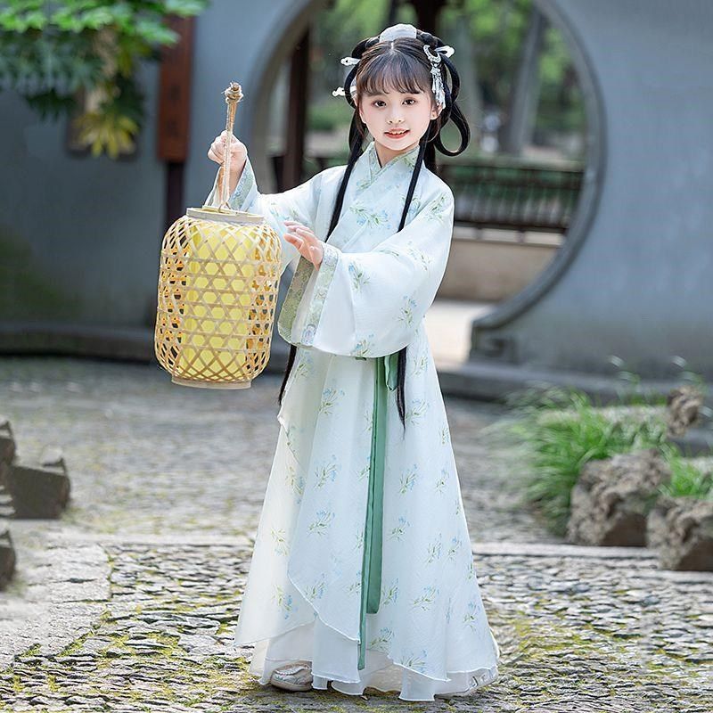 战国袍女童汉服中国风2025新款夏季魏晋风超仙儿童古装唐装演出服,童装/婴儿装/亲子装,汉服,淘宝优惠券,粉丝福利购,淘宝优惠卷