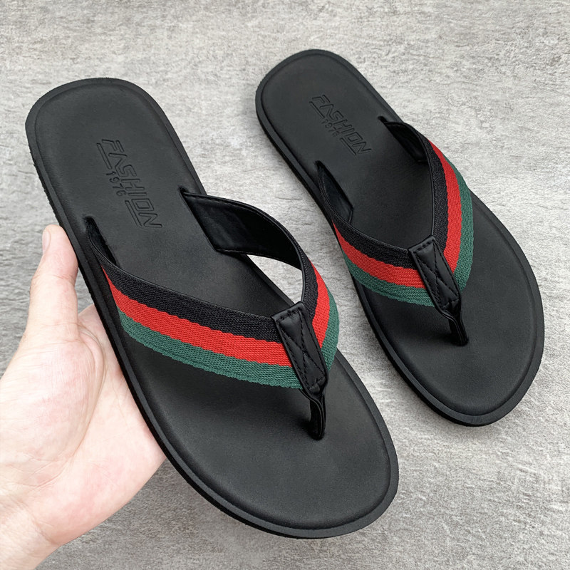 拖鞋男人字拖夏潮流夹脚凉拖男士沙滩鞋休闲凉鞋防滑个性室外穿,流行男鞋,人字拖,淘宝优惠券,粉丝福利购,淘宝优惠卷