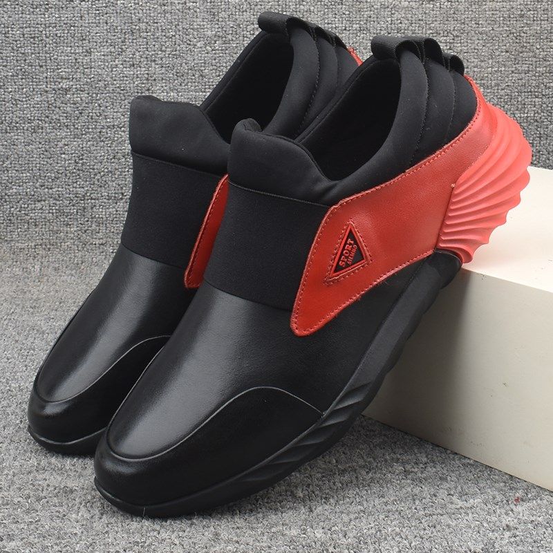 库存捡漏春秋男士真皮商务休闲皮鞋牛皮套脚黑色运动皮鞋舒适男鞋,流行男鞋,休闲皮鞋,淘宝优惠券,粉丝福利购,淘宝优惠卷