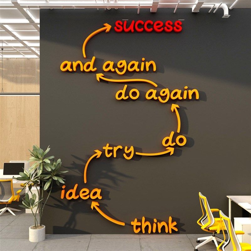 办公室墙面装饰画氛围布置会议外贸公司企业文化标语W励志贴纸背,家居饰品,软装墙贴,淘宝优惠券,粉丝福利购,淘宝优惠卷