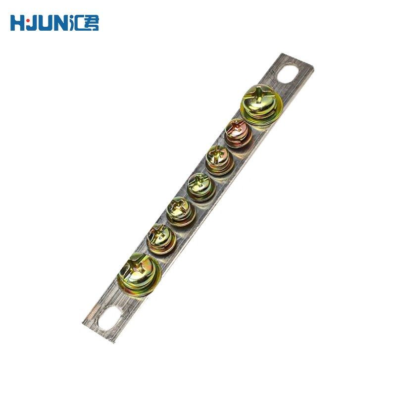 铜件接地线零线排接线端子排配电箱E汇流排2*15零线排--7孔,电子/电工,接线端子,淘宝优惠券,粉丝福利购,淘宝优惠卷