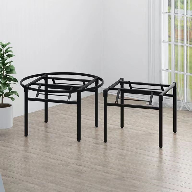 大圆桌支架方桌支架酒店大圆桌折叠架脚架折叠桌餐桌脚桌腿铁架子