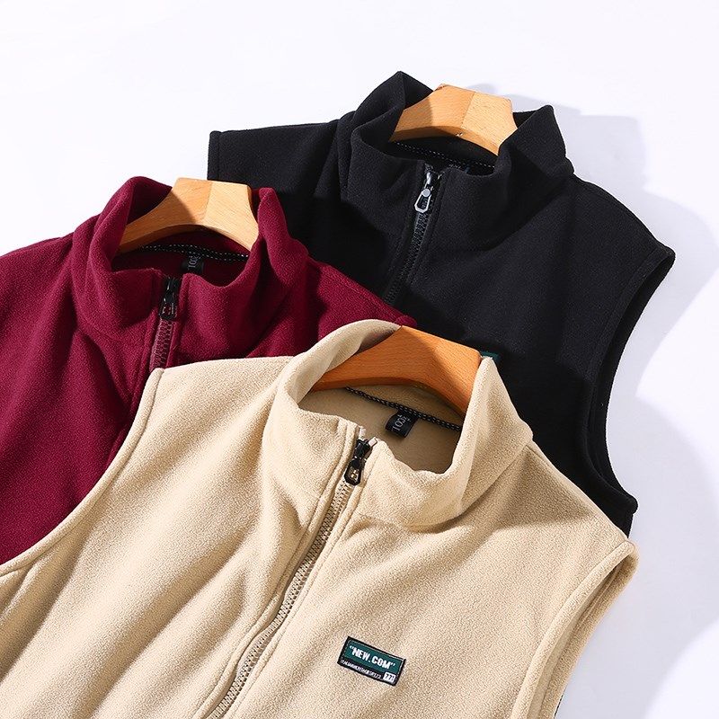 380斤抓绒马甲男秋冬保暖摇粒A绒背心加肥加大码运动开衫立领内胆,男装,常规马甲,淘宝优惠券,粉丝福利购,淘宝优惠卷