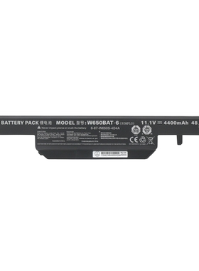 适用 炫龙毁灭者 DD DC Pro W650BAT-6 N650BAT-6 笔记本电池