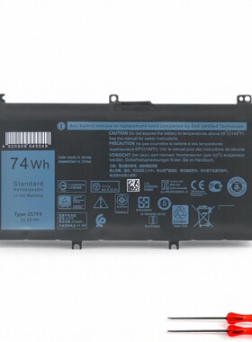 适用 戴尔Inspiron 游匣15 7566 7567 7759 P65F P57F 笔记本电池