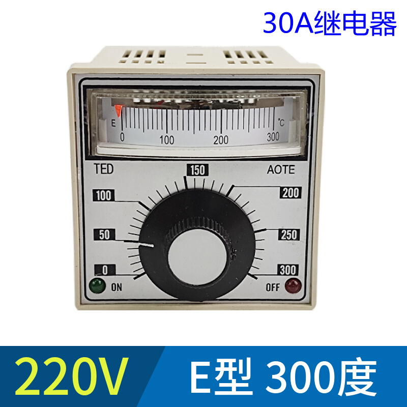TED2001烘箱烤箱温控表 电饼铛温控仪开关指针温度控制器K300E400