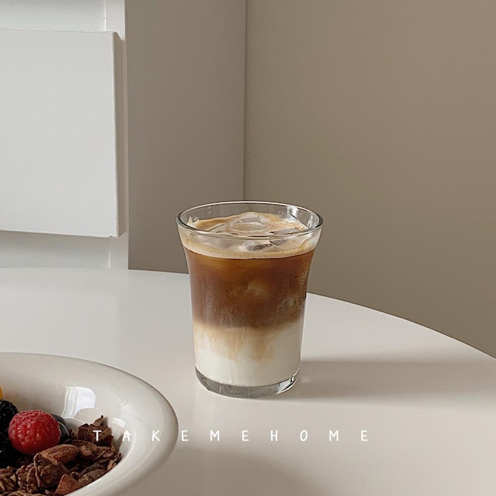 TAKEMEHOME法国进口玻璃杯耐高温水杯咖啡杯牛奶果汁杯家用可爱