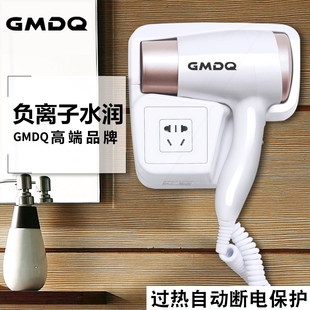 宾馆专用浴室卫吹风免打孔生间挂墙壁挂式 酒店吹风机壁挂式 家用电