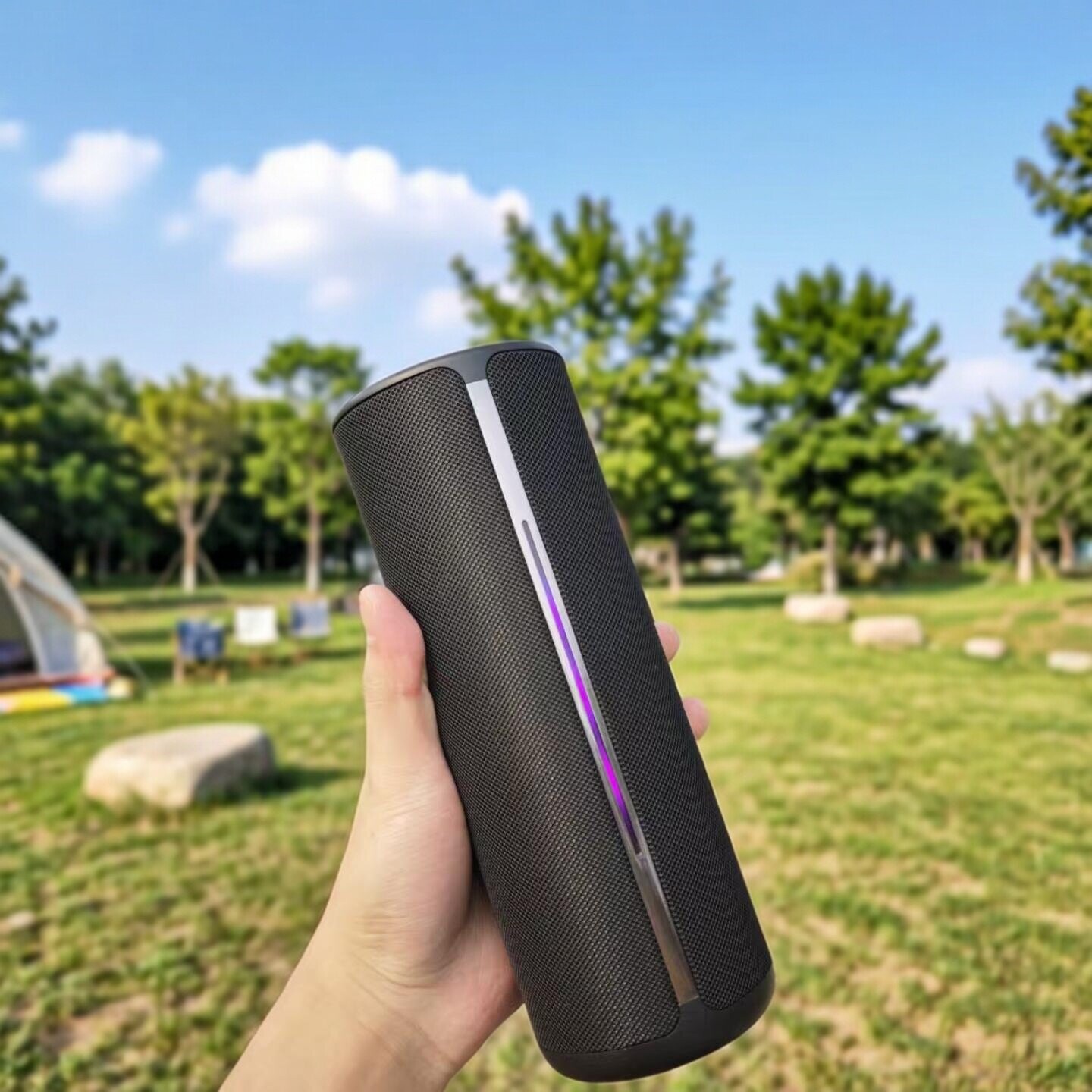 2026新款蓝牙音响小型大音量便携箱插卡低音炮式户外防水无线小音